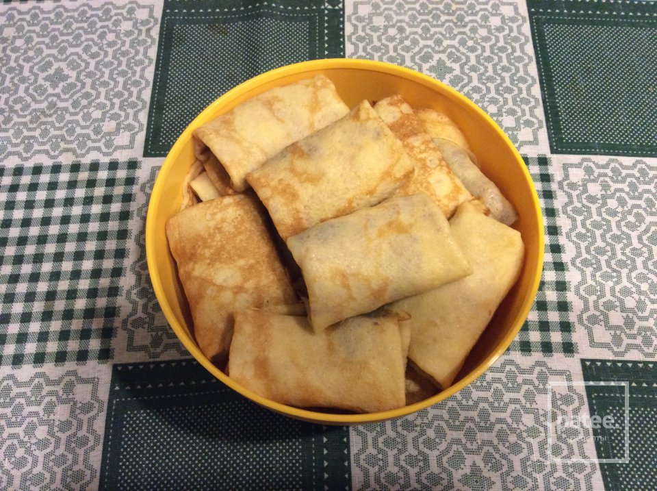 Блинчики фаршированные говяжьим сердцем - Шаг 5