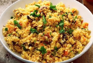 Овощной плов из кускуса