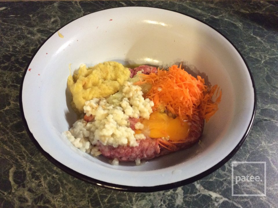 Котлеты на пару с овощами - Шаг 3