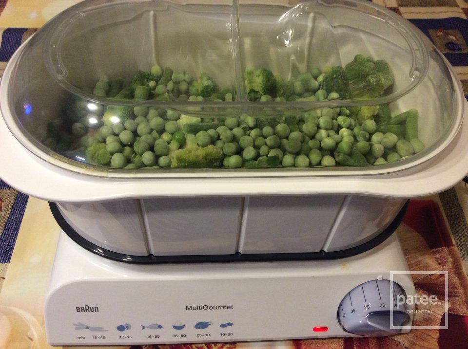 Котлеты на пару с овощами - Шаг 5