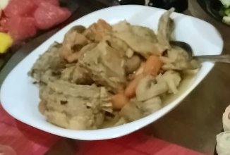 кролик с овощами