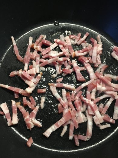 "Мадмуазель Брюссель" брюссельская капуста с беконом на скорую руку. - Шаг 3