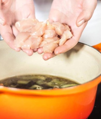 Тайский куриный суп с лапшой - Шаг 4