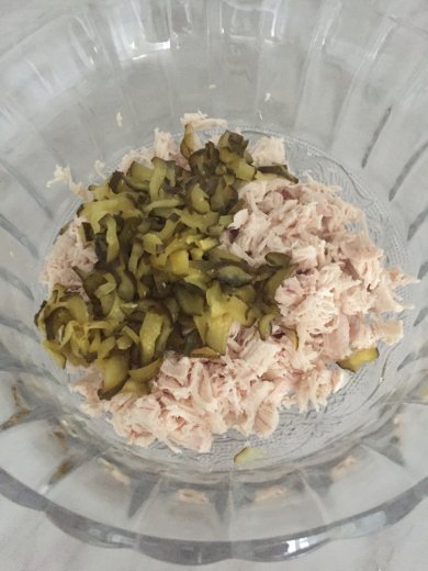 Салат деревенский со свеклой - Шаг 4