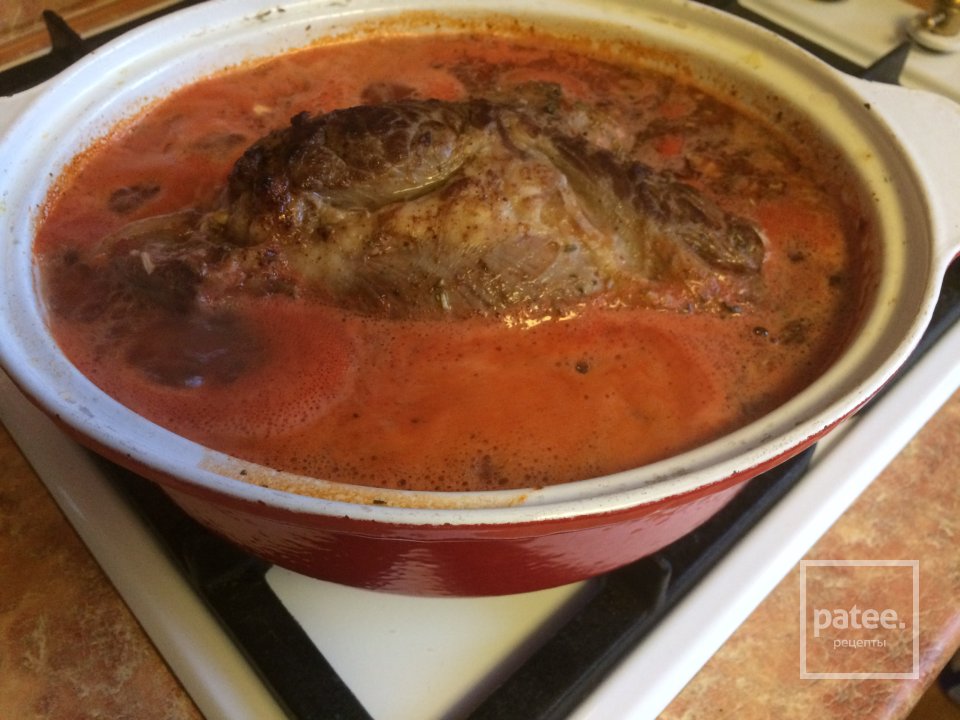 Говядина с морковью по-бургундский. - Шаг 6