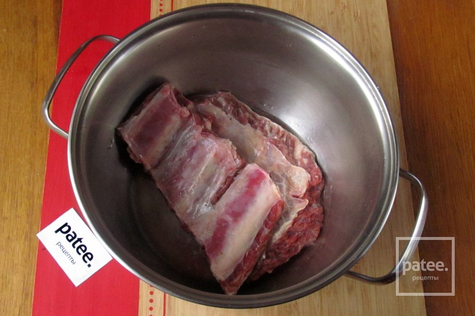 Суп с говядиной и капустой - Шаг 2