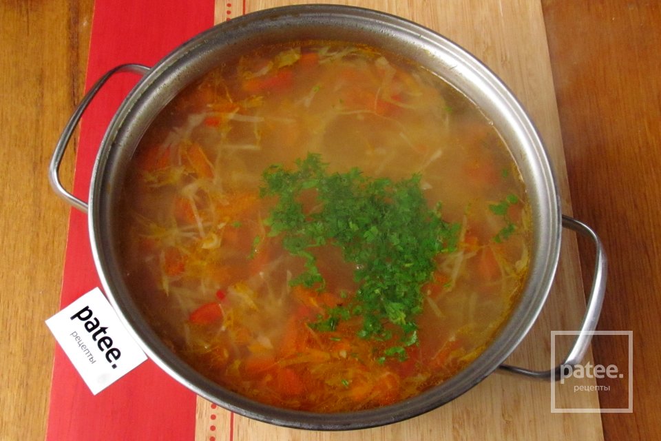 Суп с говядиной и капустой - Шаг 16