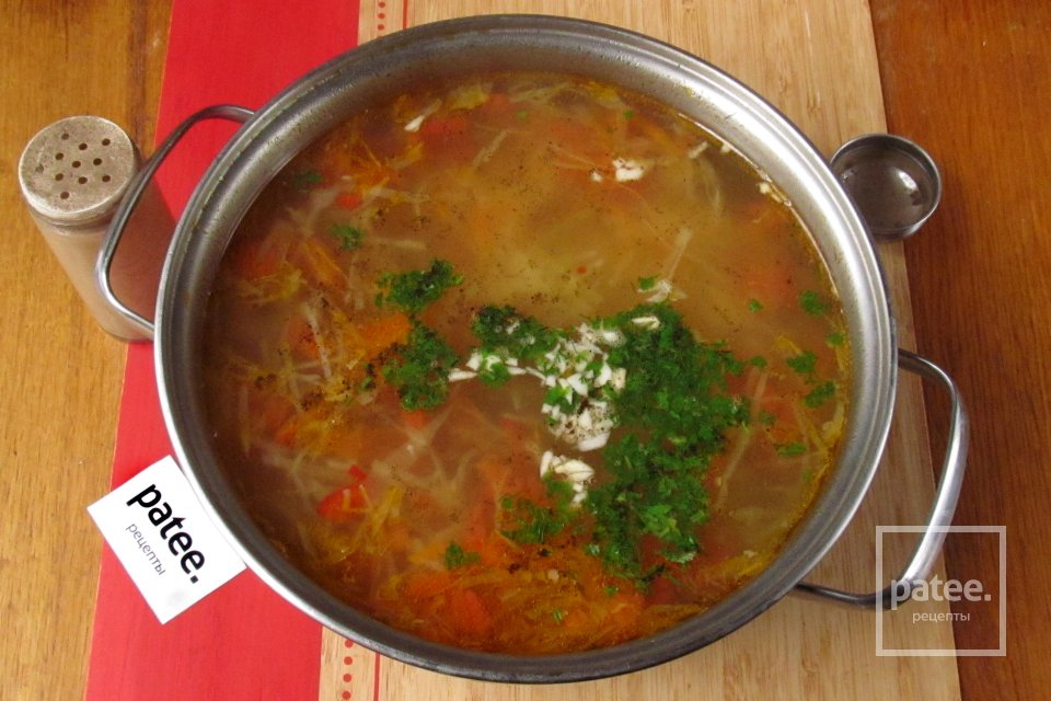 Суп с говядиной и капустой - Шаг 18