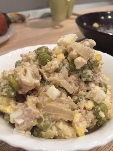 Салат с печенью минтая - Шаг 1