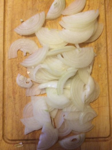 Почки говяжьи с грибами в сметанном соусе. - Шаг 3