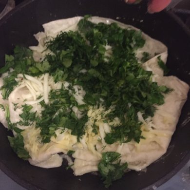 Пирог из лаваша и сыра - Шаг 6