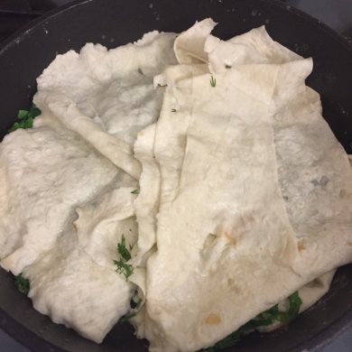 Пирог из лаваша и сыра - Шаг 7