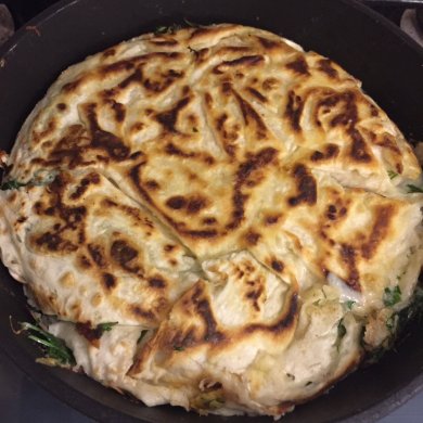 Пирог из лаваша и сыра - Шаг 8