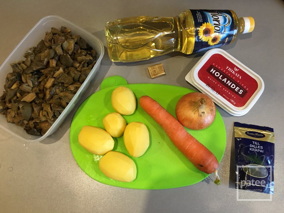 Нежный грибной суп - Шаг 1