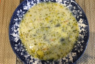 Нежный грибной суп