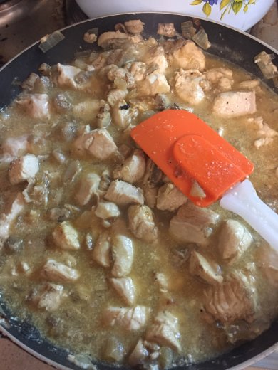 ПП Грибные шляпки , фаршированные курочкой . - Шаг 3