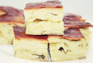 Погача с сыром - Воздушный хлеб с сыром и зеленью