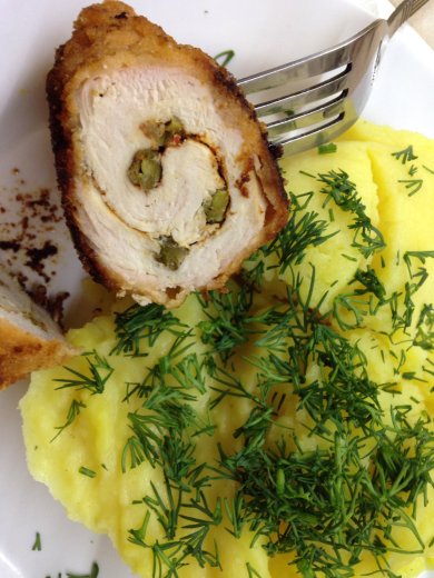 РУЛЕТИКИ ИЗ ИНДЕЙКИ С ФАСОЛЬЮ - Шаг 1