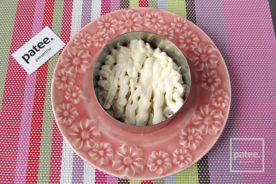 Салат с сёмгой, авокадо и рисом - Шаг 7