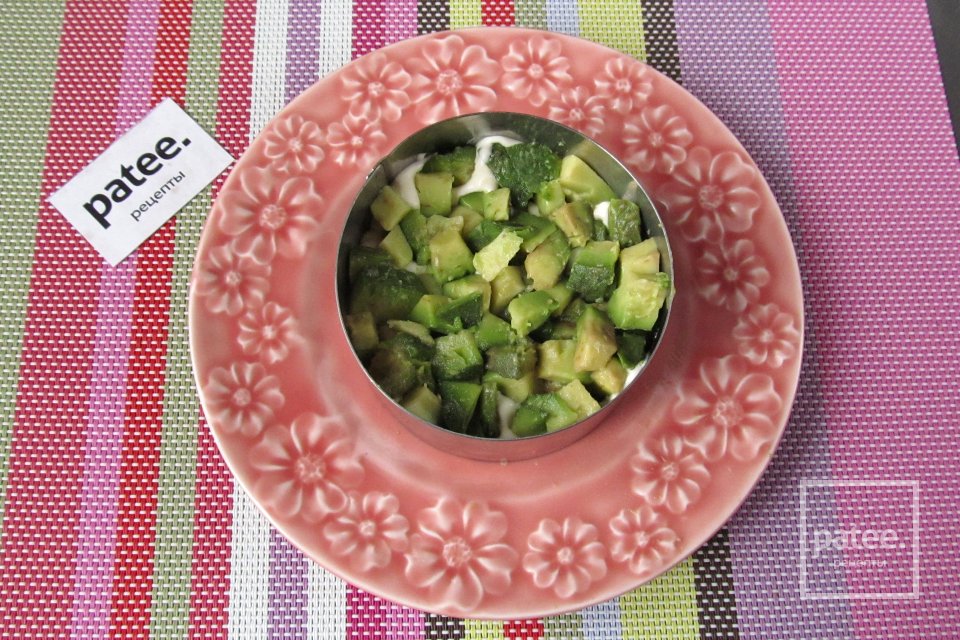 Салат с сёмгой, авокадо и рисом - Шаг 8