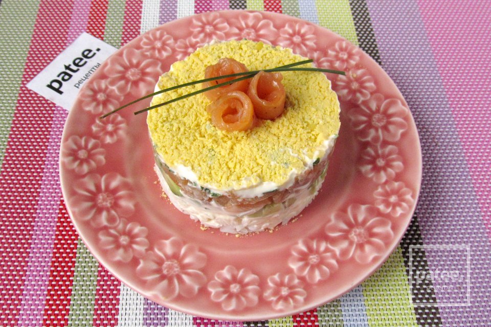 Салат с сёмгой, авокадо и рисом - Шаг 14