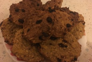 Тыквенно-овсяное пппеченье с ягодами годжи