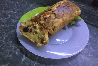 Закусочный кекс с беконом и сыром