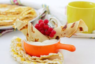 Тонкие блины на молоке