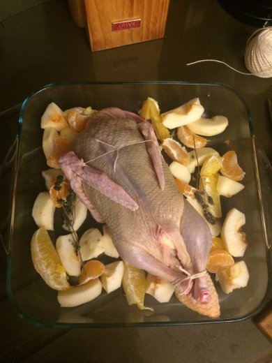 Утка с апельсинами и яблоками - Шаг 2