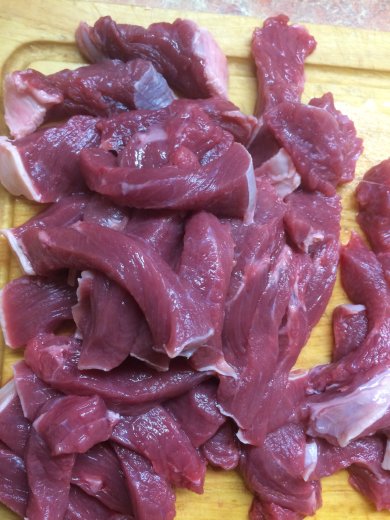 Ло-мейн с гречневой лапшой, говядиной и овощами. - Шаг 1