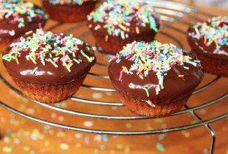 Банановые кексы с шоколадом