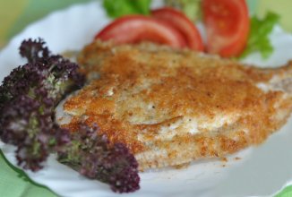 Жареная камбала с хрустящей корочкой