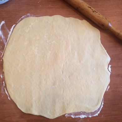 Синнабоны с корицей и сыром маскарпоне на коньяке - Шаг 15