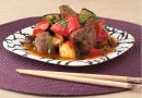 Свинина с овощами в кисло-сладком соусе