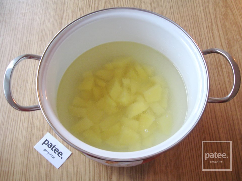 Суп с грибами и красной чечевицей - Шаг 2