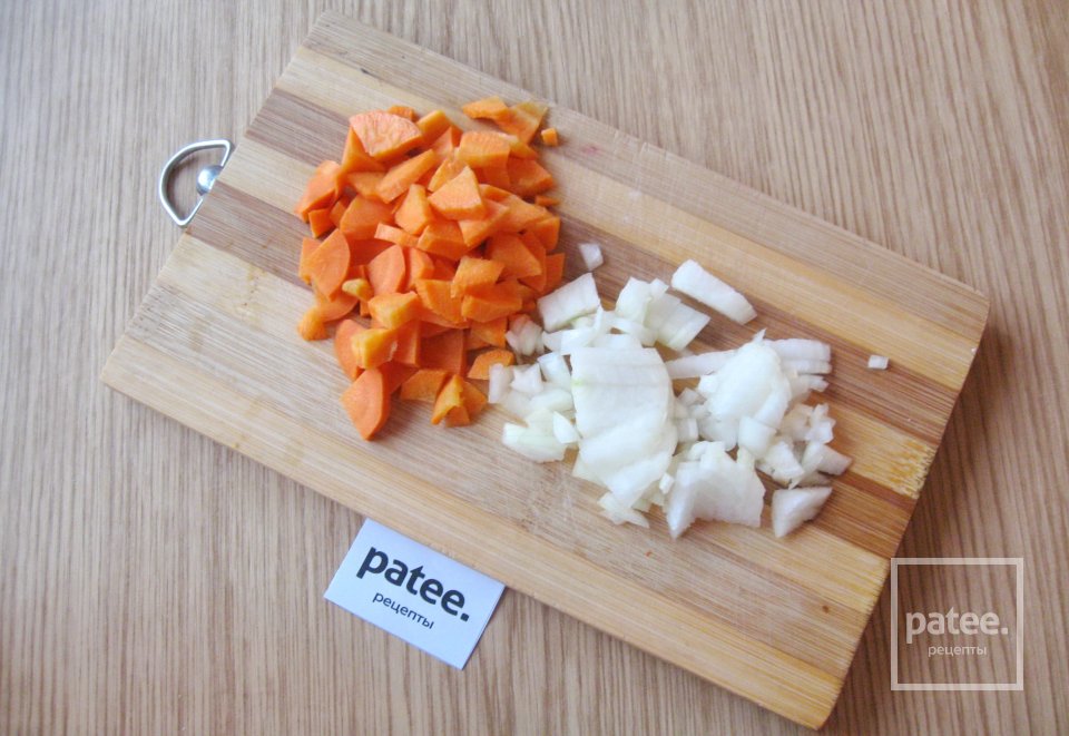 Суп с грибами и красной чечевицей - Шаг 3