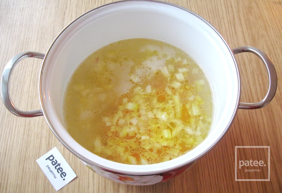 Суп с грибами и красной чечевицей - Шаг 6