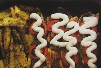 Свинина "По-Французски" с картофелем