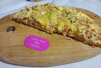 Пицца "Минутка" на сковороде