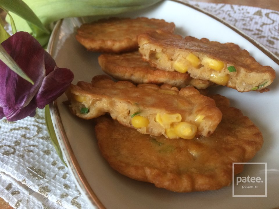 Оладья с кукурузой. - Шаг 3