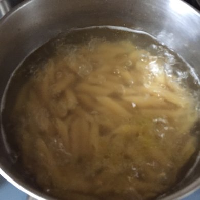 Паста с лососем и мятой - Шаг 2