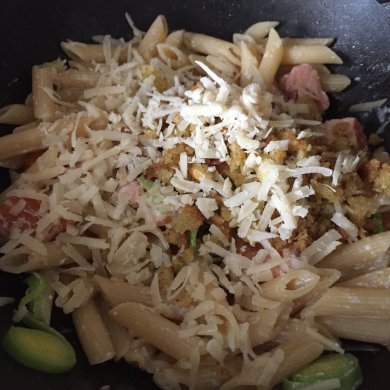 Паста с лососем и мятой - Шаг 7