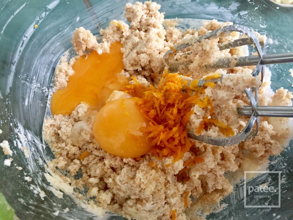 Овсяное печенье с апельсином и клюквой - Шаг 3