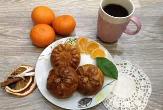 ПП кексы с мандарином и кокосом