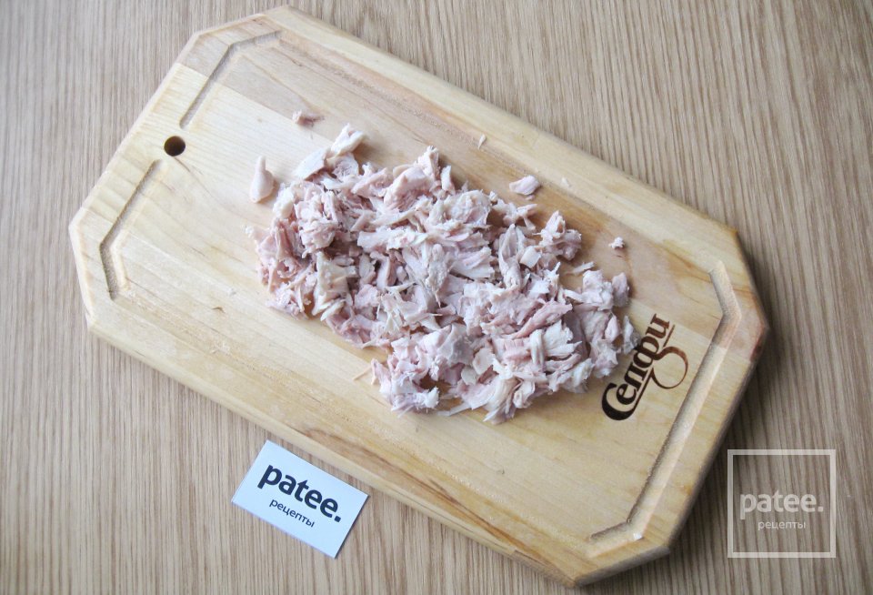 Жульен в блинных мешочках - Шаг 4