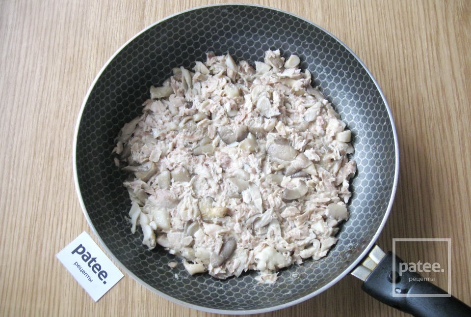 Жульен в блинных мешочках - Шаг 10