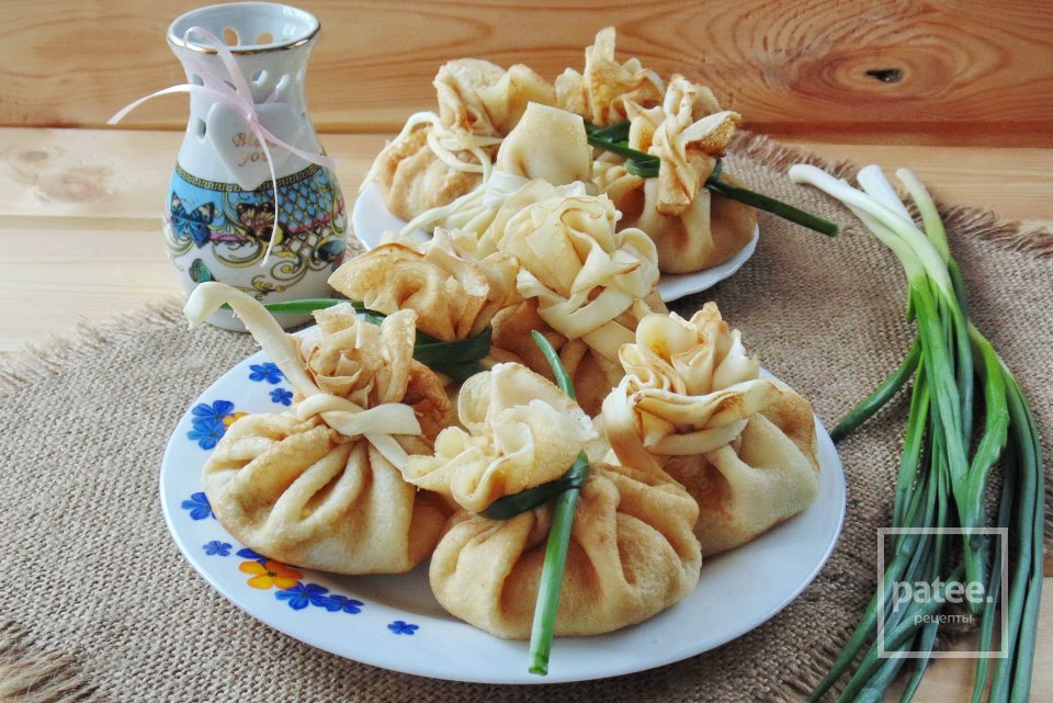 Жульен в блинных мешочках - Шаг 17