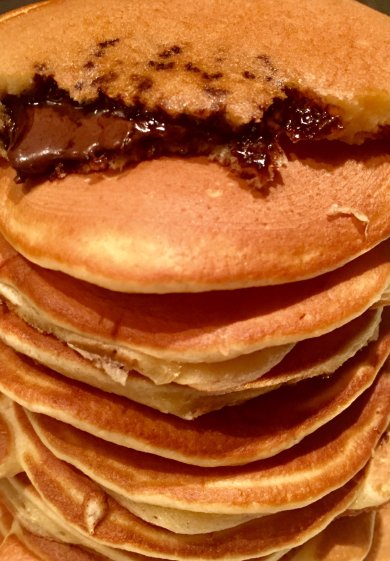 Панкейки с шоколадной пастой - Шаг 7