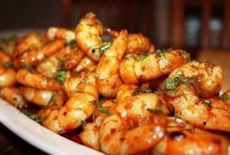 Запеченные креветки в чесночном соусе🍤🍴
