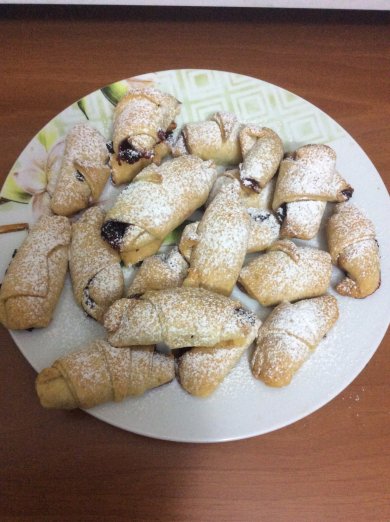 Песочные рогалики - Шаг 1